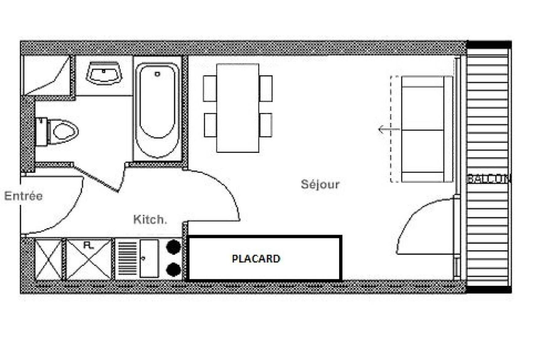 Residence Lac Du Lou - Studio Agreable - Ski Aux Pieds - Balcon Mae-2054 Saint-Martin-de-Belleville Exterior foto